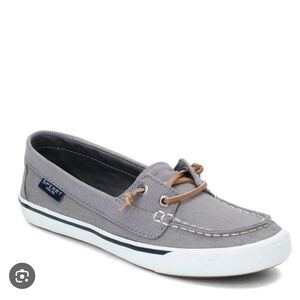 Sperry Women's Lounge Away Slip on Boat Shoes in Grey